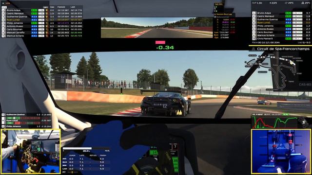 iRacing - Lamborgini GT3 Fixed - SPA - 23S1WK3 смотреть онлайн