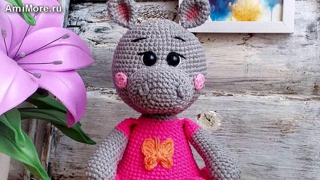 Амигуруми: схема Бегемоша | Игрушки вязаные крючком