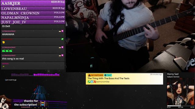 Valiant Vermin - Horny Sad | Rocksmith 2014 Bass Cover смотреть онлайн