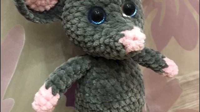 Амигуруми схема вязания крючком. Мышка малышка плюшевая смотреть онлайн