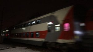 Стук колёс поезда!!! Двухэтажный поезд Москва-Брянск.