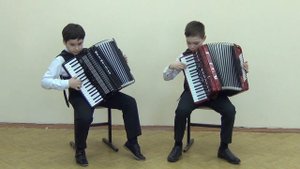 Дуэт аккордеонистов Тихвинския Глеб,Соломин Захар