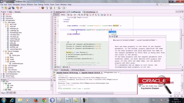 Java EE - JSP - 19 - Usebean Action in JSP and Java Bean смотреть онлайн