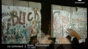 The fall of the Berlin Wall in 1989