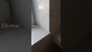 Подоконник и откосы из плитки