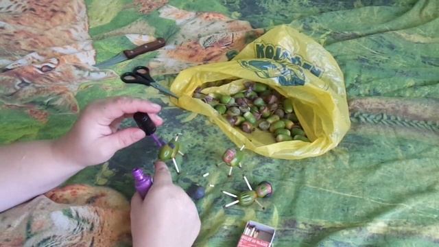 Поделки из желудей, подробный рассказ. смотреть онлайн