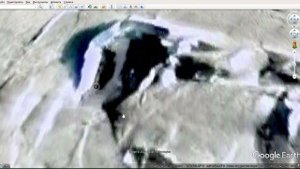 Антарктида . Руины.Снято со спутника.