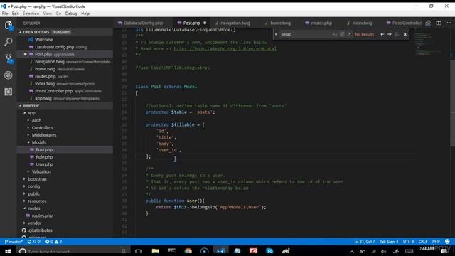 Web Development Course  laravel 5.5 ORM  and Raw PHP | What is MVC