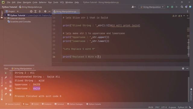 Python For Beginners : Understanding String Manipulation In Python