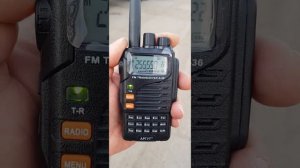 Работа радиостанции Аргут А36 на штатну антенну частоты сатком