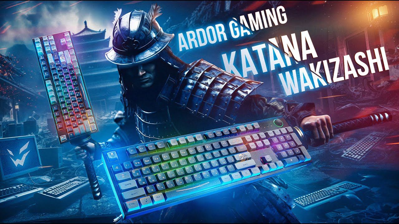 Клавиатура ARDOR GAMING Katana и Wakizashi. Внешний вид, конструкция и фишки.