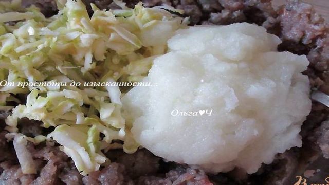 Котлеты из сельди с кабачком