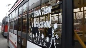 В Краснодаре вышли на маршруты новые трехсекционные трамваи
