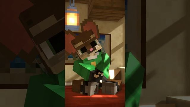 Майнкрафт фурри анимация / Manu_Horek Meme #shorts