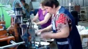 Производство рабочих перчаток в селе Дворики