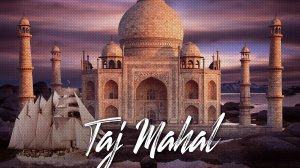 Photoshop |  Создание картины Тадж Махал | Picture Taj Mahal | модульные картины