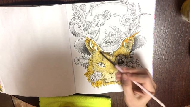 АРТ-ИСПЫТАНИЕ часть 1: Заканчиваю раскраску вместе с ArtPiknik / Fantomorphia by Kerby Rosanes