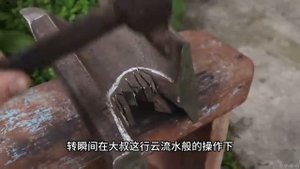 Создание наковальни из рельса. Китайские рукодельники.