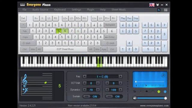 играем на пианино тест кампютера на стабильную роботу смотреть онлайн