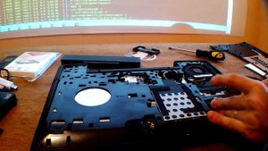 05 Как увеличить память на ноутбуке. Lenovo G500 разборка