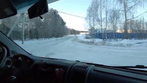 На автодоме зимой!