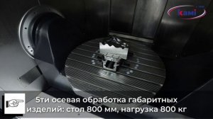 Краткий обзор фрезерного обрабатывающего центра IRONMAC IMU-5X 800