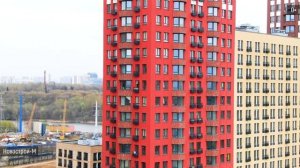 Обзор с воздуха ЖК «Домашний» (аэросъемка: апрель 2021 г.)