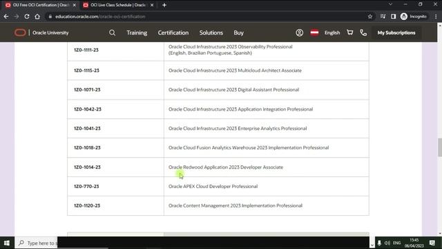 The Race to Certification Challenge Free Oracle Vouchers June - August 2023 смотреть онлайн