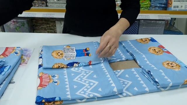 3651 КПБ "Мишки" с натяжной простыней смотреть онлайн