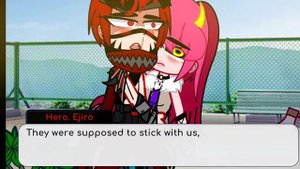 "Hard at work" -  BakuDeku - spicy - aged up hero AU - gacha art - @AnShiixRizz