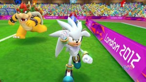 Mario & Sonic At the London 2012 Olympic Games - Team Sonic, Bowser Play Football | Crazygaminghub