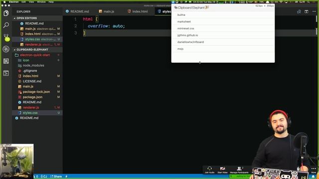Newby Tuesdays - Build a Desktop Clipboard History Manager with Electron смотреть онлайн