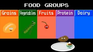 Food Groups - Grains, Vegetables, Fruits, Protein & Dairy - The Kids' Picture Show