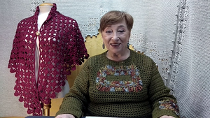 Шаль "Беседка". Мастер-класс по вязанию крючком от О. С. Литвиной.