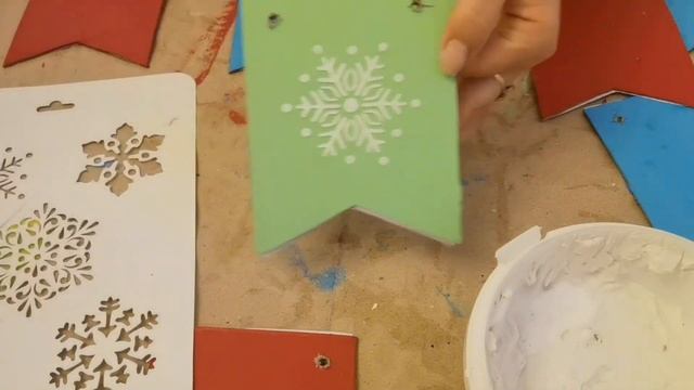 Новогодние флажки /// как в детстве /// просто,быстро,доступно /// смотреть онлайн