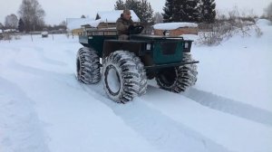 Вездеход каракат в целине ч.2