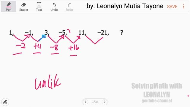 Number Series: 1, –1, 3, –5, 11, –21, ? | 1, 4, 13, 40, 121, 364, ? смотреть онлайн