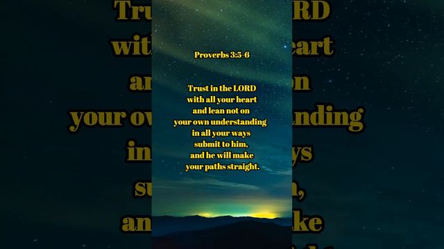 Proverbs 3:5-6 | Trusting God's Guidance for a Straight Path