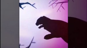 театр теней из рук. Медведь