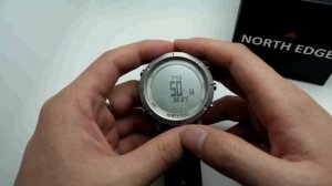 NORTH EDGE range watch with altimeter barometer compass timer for Mountaineering Jogging hiking   Y