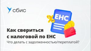 Как свериться с налоговой по ЕНС. Что делать с задолженностью/переплатой?