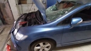 Honda Civik синий