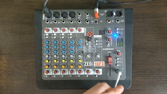 Микшерный пульт ZEDi-10FX — проблема с AUX смотреть онлайн