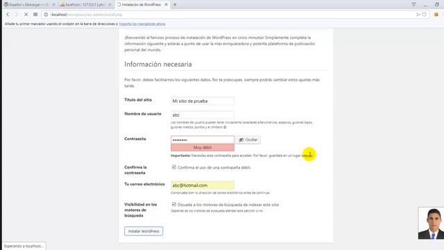 Cómo instalar Wordpress en un servidor local y crear un sitio web смотреть онлайн