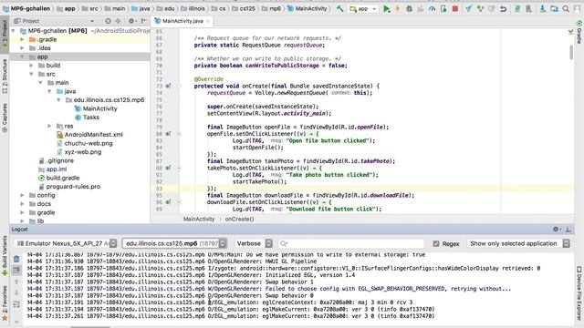 CS 125 Spring 2018: Android Logging смотреть онлайн