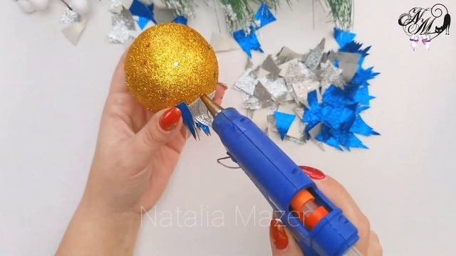 НОВОГОДНИЕ ИГРУШКИ НА ЁЛКУ?ИЗ ФОАМИРАНА, ЭКОКОЖИ/НОВОГОДНИЙ ДЕКОР СВОИМИ РУКАМИ