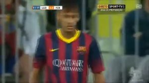 Первый матч Неймара за Барселону 2013 год июль- Neimar first match for Barcelona in July 2013