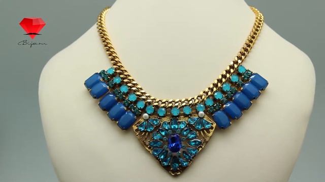 Bije.ru: Позолоченная подвеска с разноцветными стразами Beonna (Беонна) смотреть онлайн