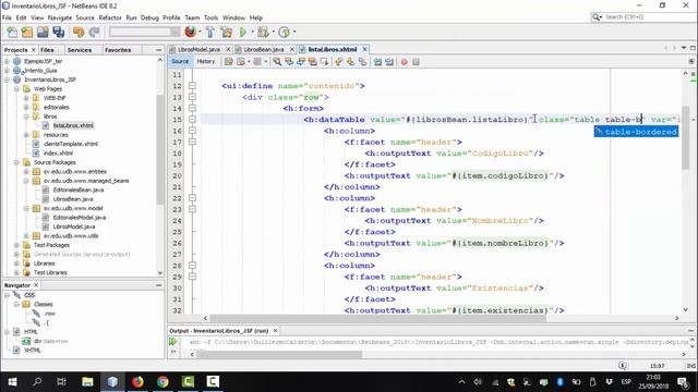 Ejemplo JEE: JPA + EJB + JSF. Listar libros смотреть онлайн
