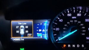 How to reset tire pressure light for Ford explore 2019